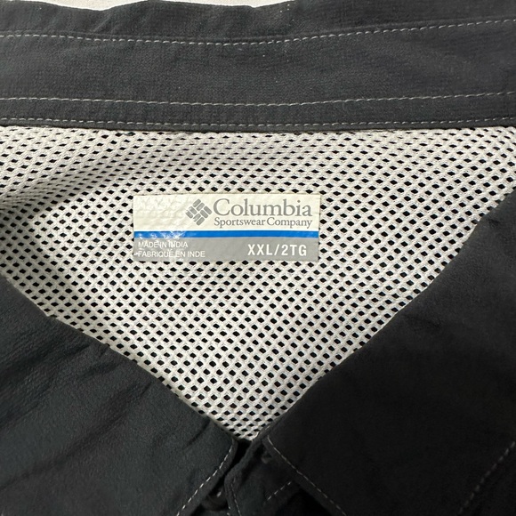 Columbia PFG Long Sleeve Black Button-up XXL - Picture 2 of 3